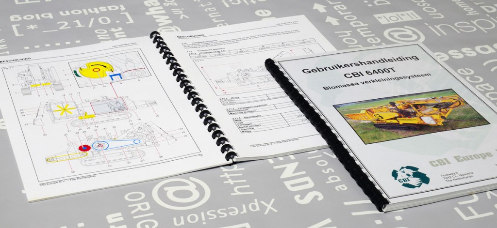 CBI, Technische illustraties, Technische handleidingen, Technische documentatie, Gebruikershandleiding, tekst, Portfolio