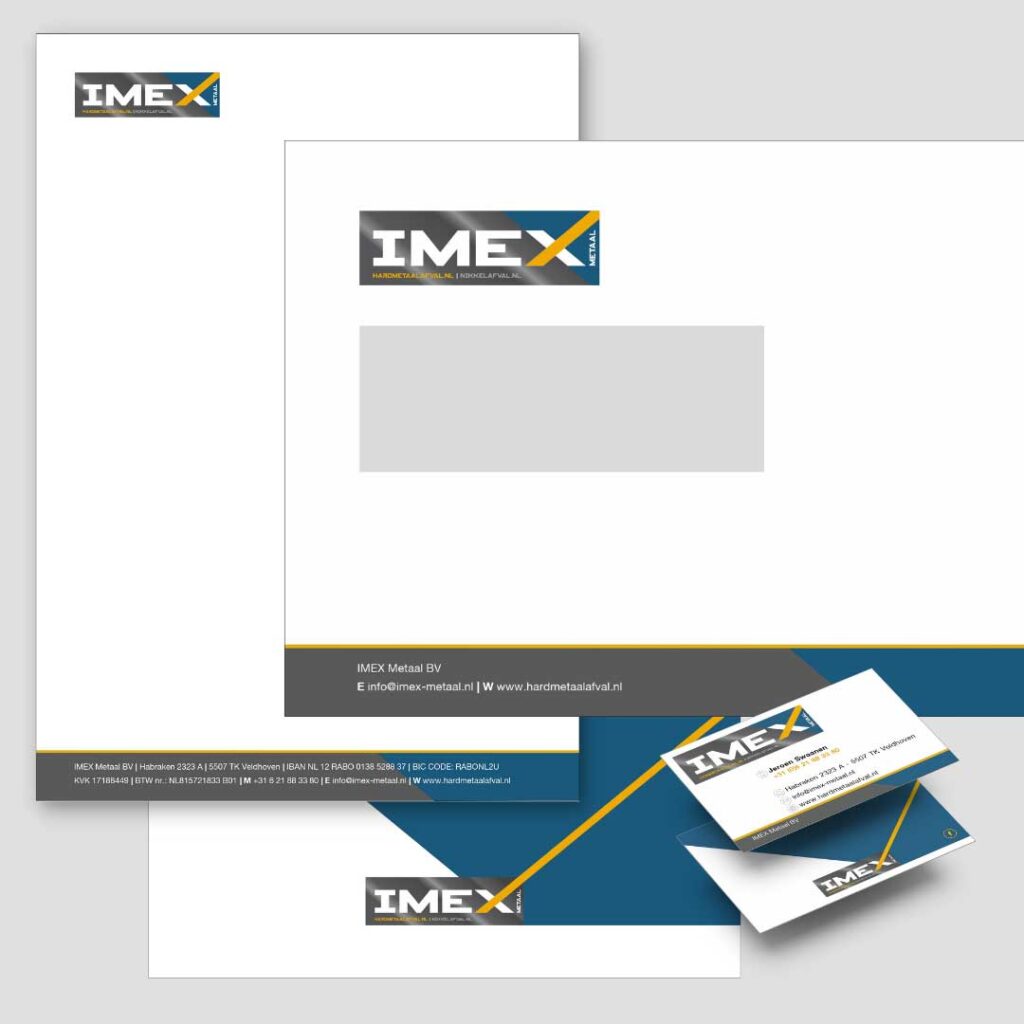 Huisstijl IMEX Metaal. Portfolio - versID Communicatie