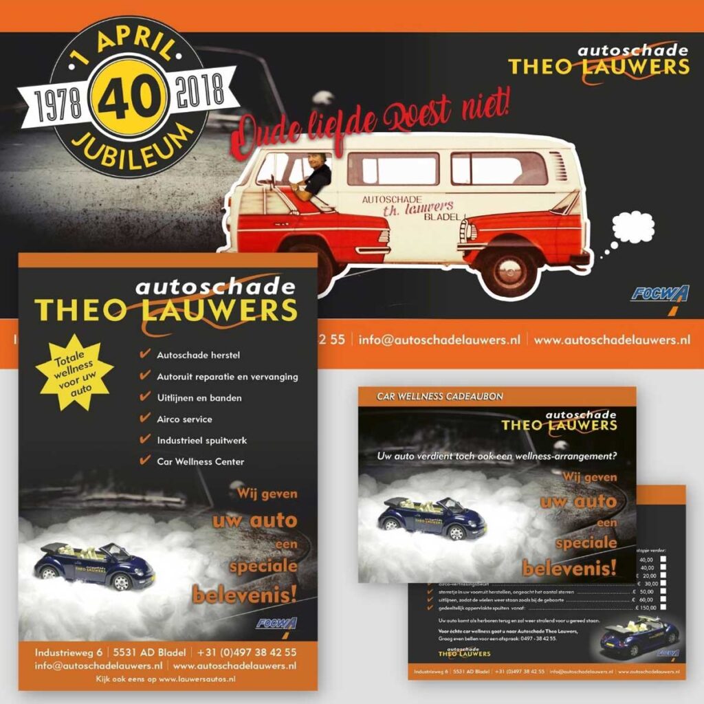 Autoschade Theo Lauwers - Grafisch ontwerp - Flyer - Folder - Brochure - Poster - Advertentie | portfolio versID