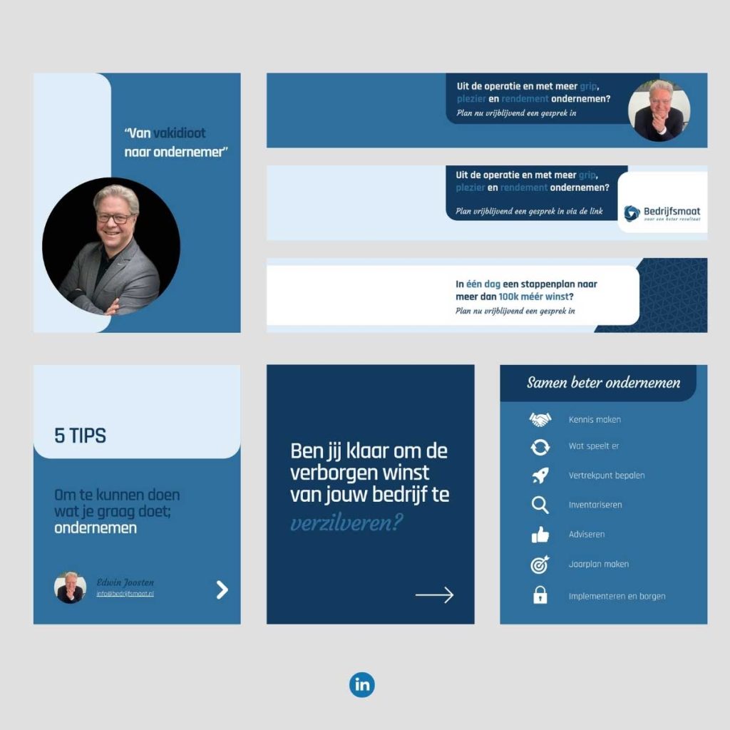 Bedrijfsmaat - Social media templates | Portfolio versID Communicatie