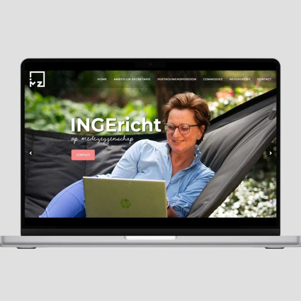 INGEricht - Website | Portfolio versID Communicatie