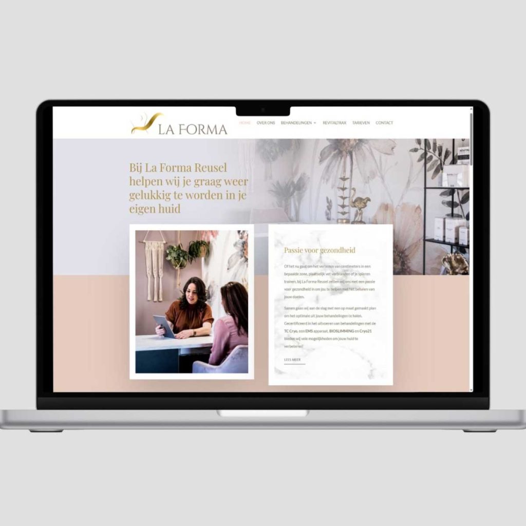 La Forma - Website | Portfolio versID Communicatie