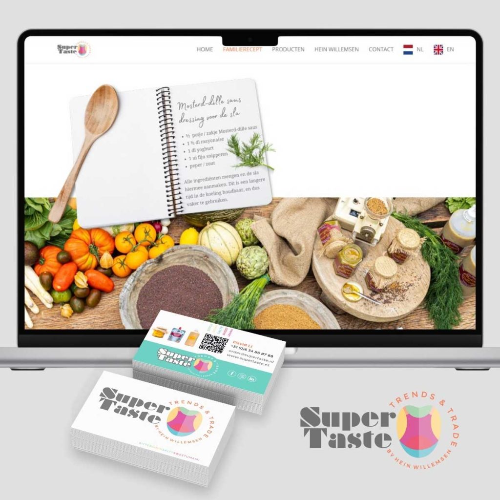 Super Taste Trends & Trade - Logo design - Website | Portfolio versID Communicatie