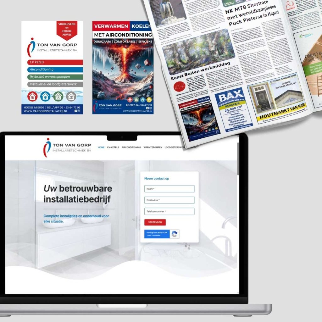 Ton van Gorp - Advertenties - Website | Portfolio versID Communicatie