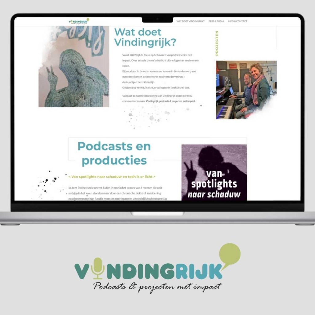 Vindingrijk - Logo ontwerp - Website - Het Brokkelbrein - Judith van Loon | Portfolio versID Communicatie