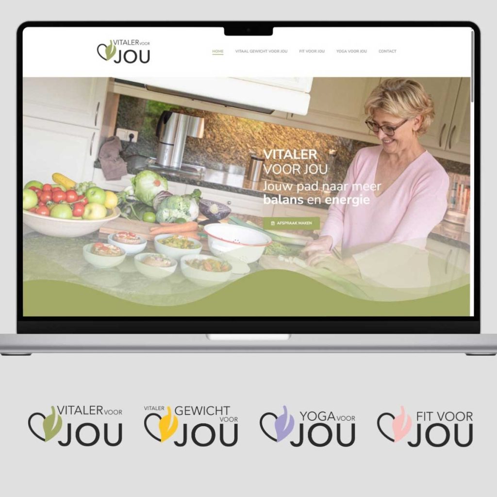 Vitaler voor jou - Logo ontwerp - Website | Portfolio versID Communicatie