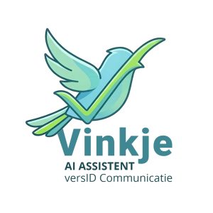 Logo Vinkje; AI-assistent van versID Communicatie