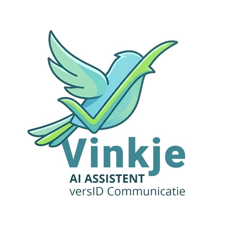 Logo Vinkje; AI-assistent van versID Communicatie